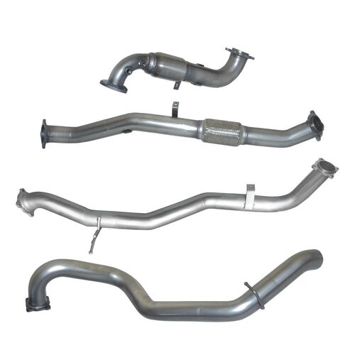 NISSAN PATROL GU WAGON 3.0L TD INCL COMMON RAIL - Stainless Steel Exhaust Kit