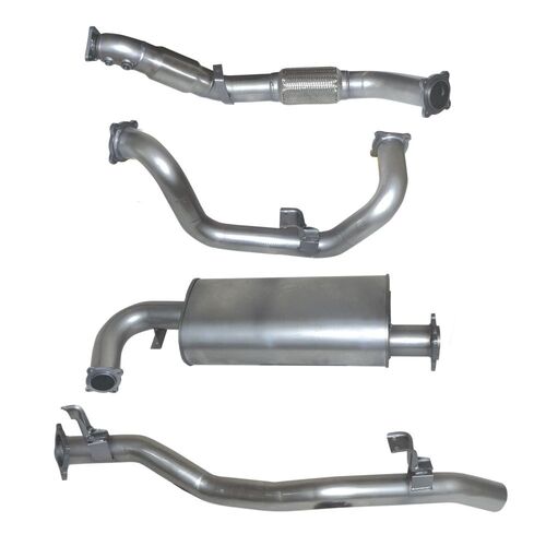 Toyota LandCruiser 78 Series 4.5L V8 1VD FTV NON DPF - Stainless Steel Exhaust Kit