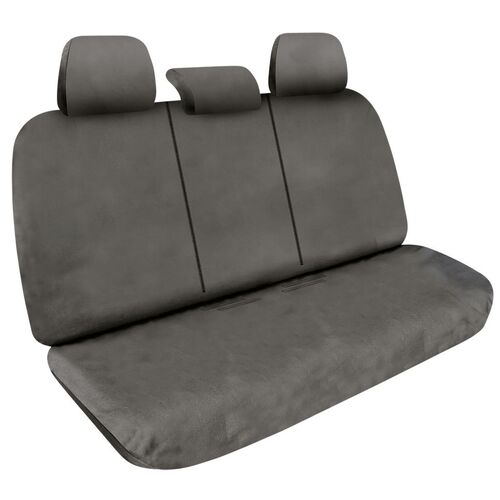 Ford Ranger PX - PX III & Mazda BT-50 UR - Grey Canvas - Rear Seat Covers