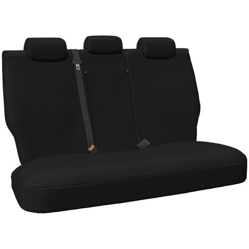 Ford Ranger PX - PX III & Mazda BT-50 UR - Black Canvas - Rear Seat Covers