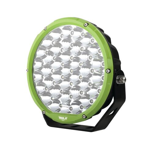 HULK 4x4 9" Round LED Driving Light (Green Bezel)