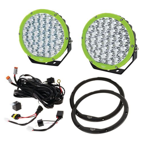 HULK 4x4 9" Round LED Driving Light - PAIR