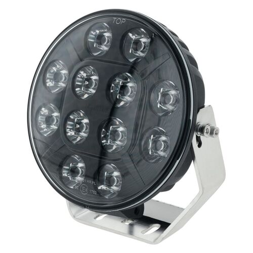 7" LED DRIVING LIGHT SPOT BEAM 8 Deg 9-36V 60 Watt BLACK FACE 12 LEDs 5,400 Lumens 