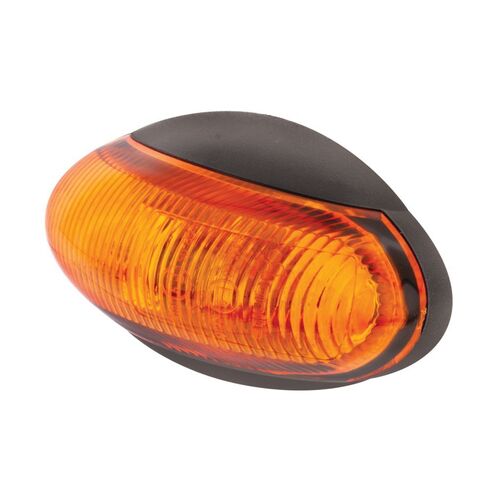 LED Marker Lamp Amber 10-30v 250mm Lead 